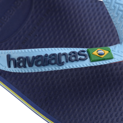 Havaianas Brasil Mix Navy Blue Flip Flops