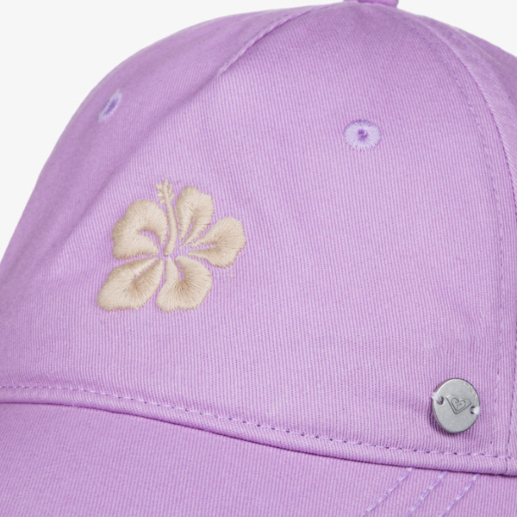 Roxy Purple Flower Baseball Cap