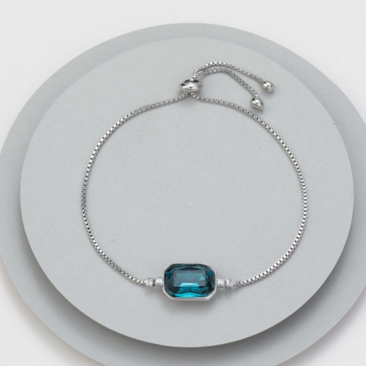 Gracee Jewellery Turquoise Gem Adjustable Bracelet