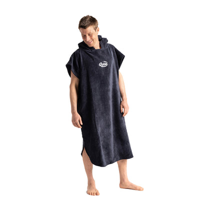 Robie India Ink Black Hooded Changing Robe (Adult)