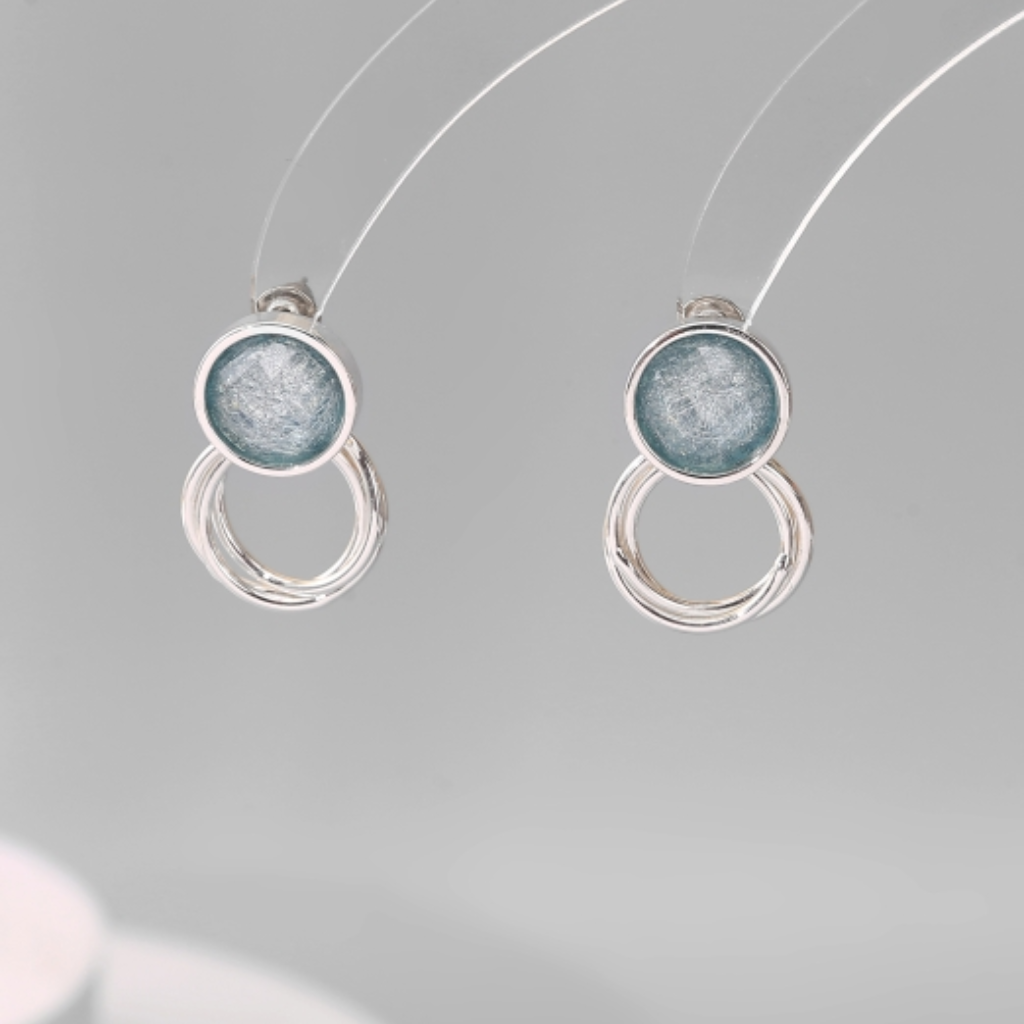 Gracee Jewellery Silver Circles Earrings