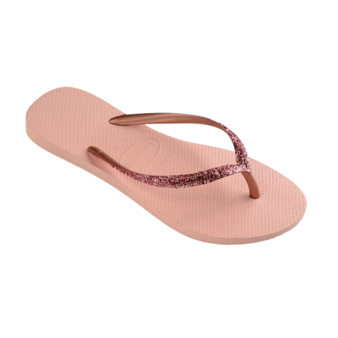 Havaianas Glitter Pink Flip Flops