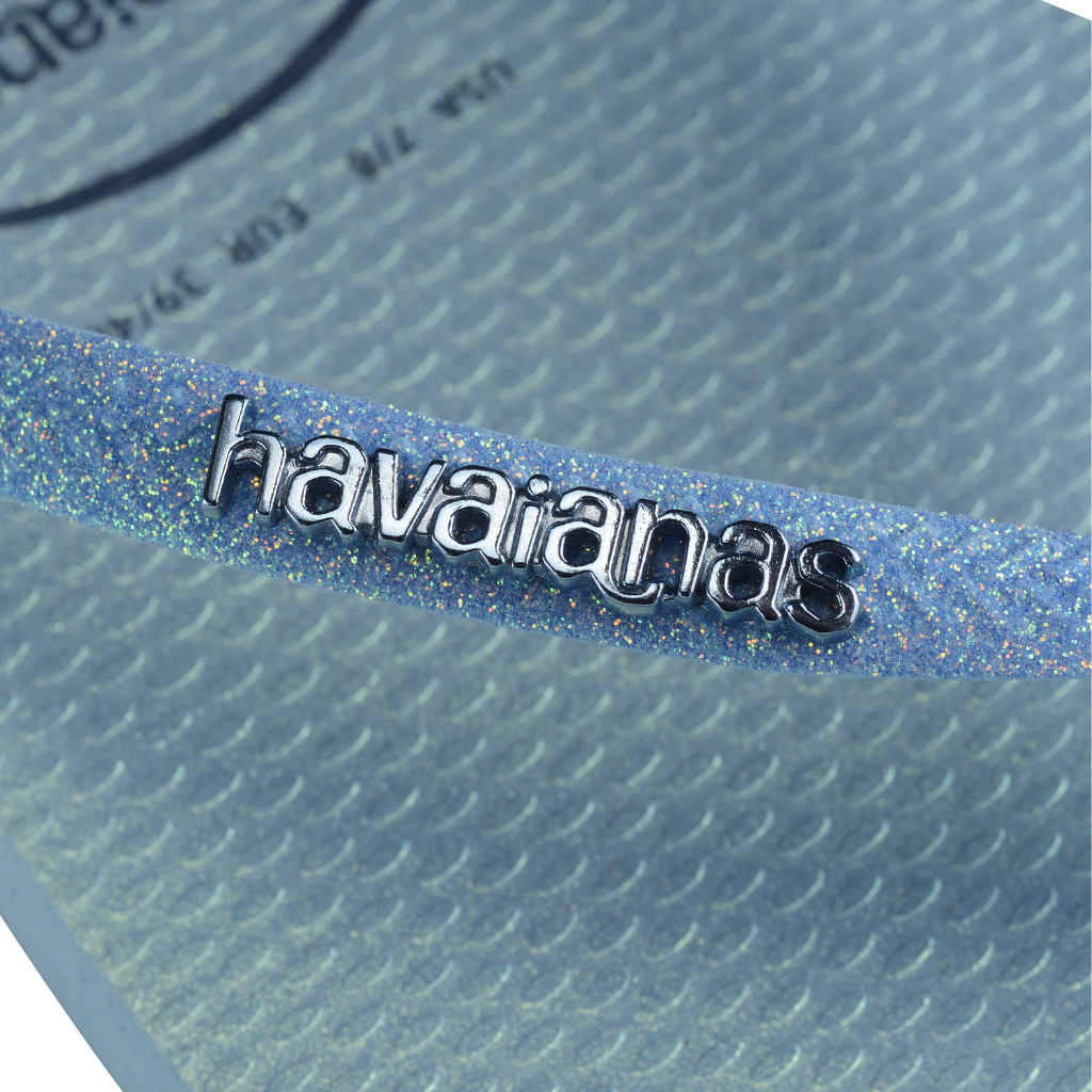 Havaianas Iridescent Lavender Blue Flip Flops