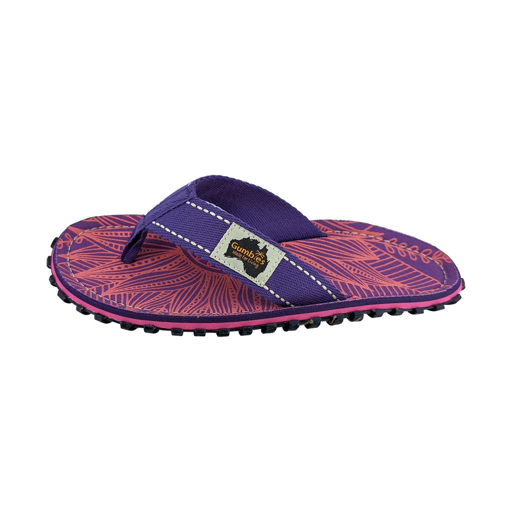 Gumbies Islander Purple Sunflower Island Flip-Flops