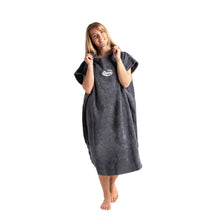 Load image into Gallery viewer, Robie Steel Grey Hooded Changing Robe (Adult)
