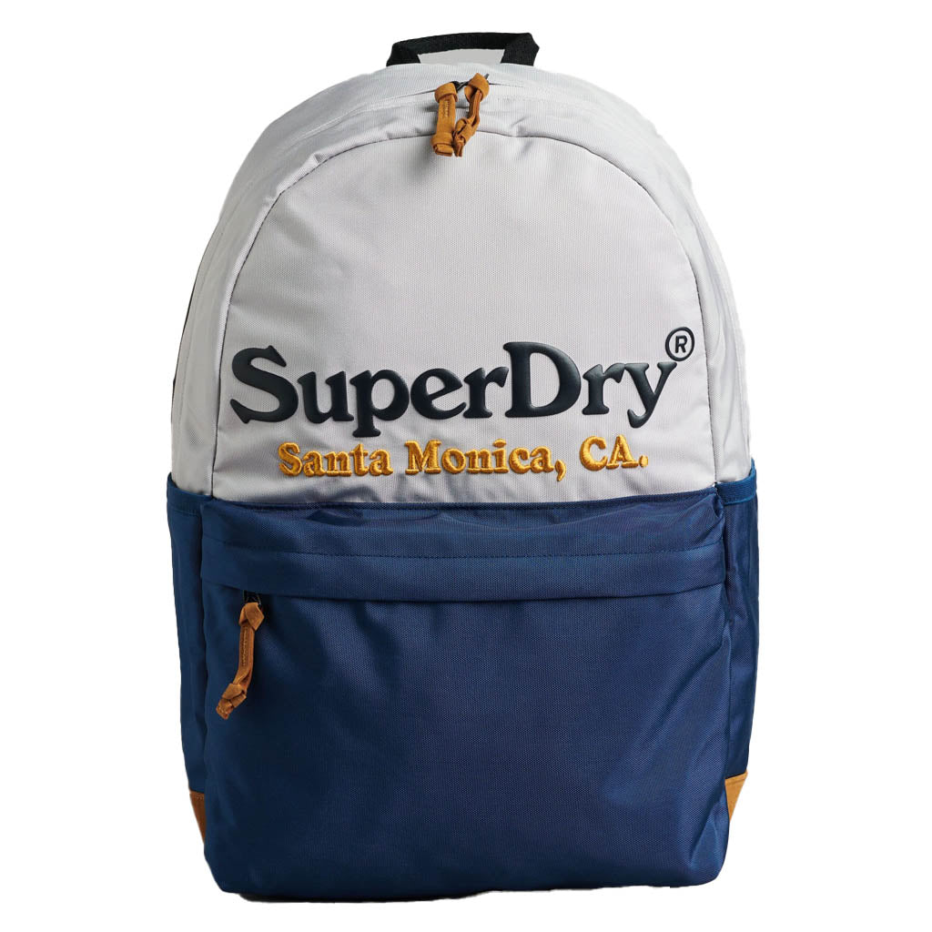 Superdry Montana Bottle Blue & Grey Backpack