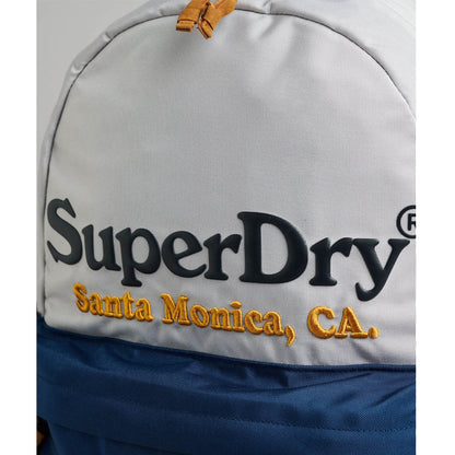 Superdry Montana Bottle Blue & Grey Backpack