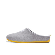 Load image into Gallery viewer, Mercredy Grey &amp; Yellow Slippers
