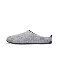 Load image into Gallery viewer, Mercredy Grey &amp; Navy Slippers
