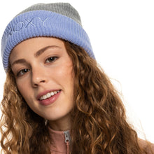 Load image into Gallery viewer, Roxy Rib Knit Heather Grey Beanie
