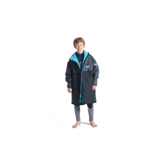 Robie Long Sleeve Charcoal Grey Changing Robe (Junior)