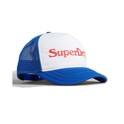 Superdry Blue & White Vintage Trucker Cap