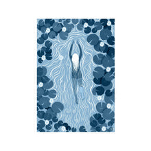 Load image into Gallery viewer, Jago Illustration Water Lily Swimmer A3 Print
