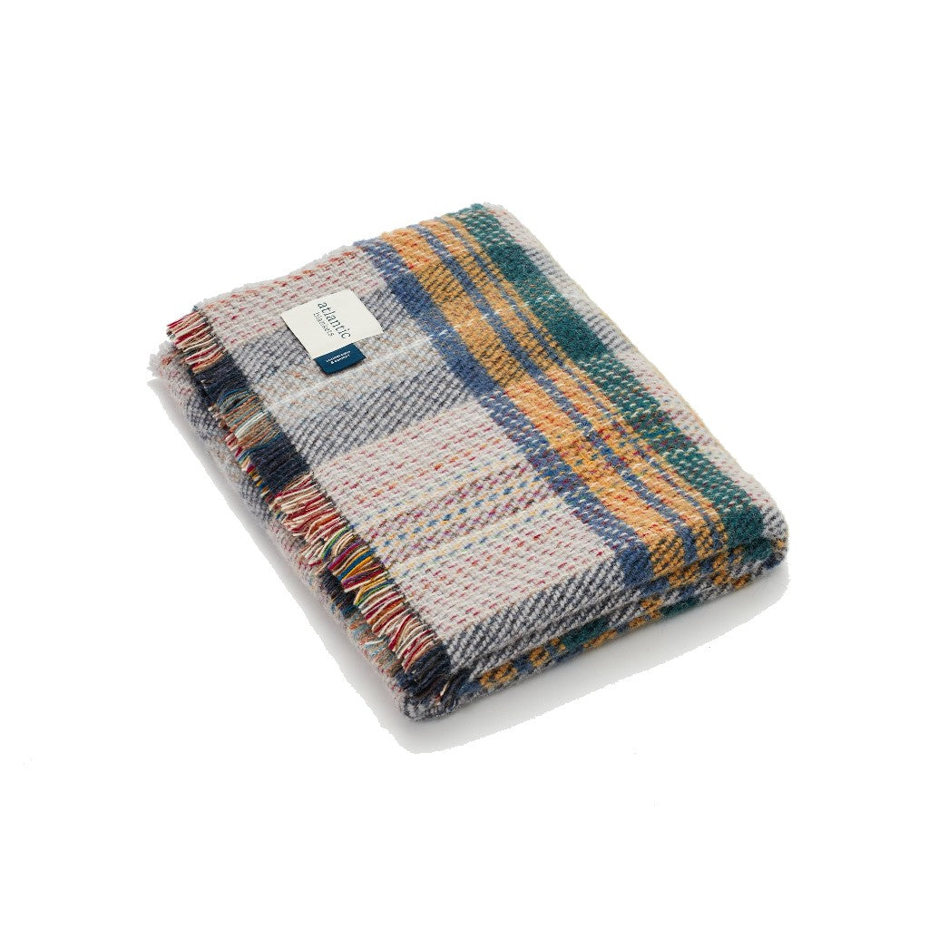 Atlantic Blankets Assorted Recycled Wool Picnic Rug