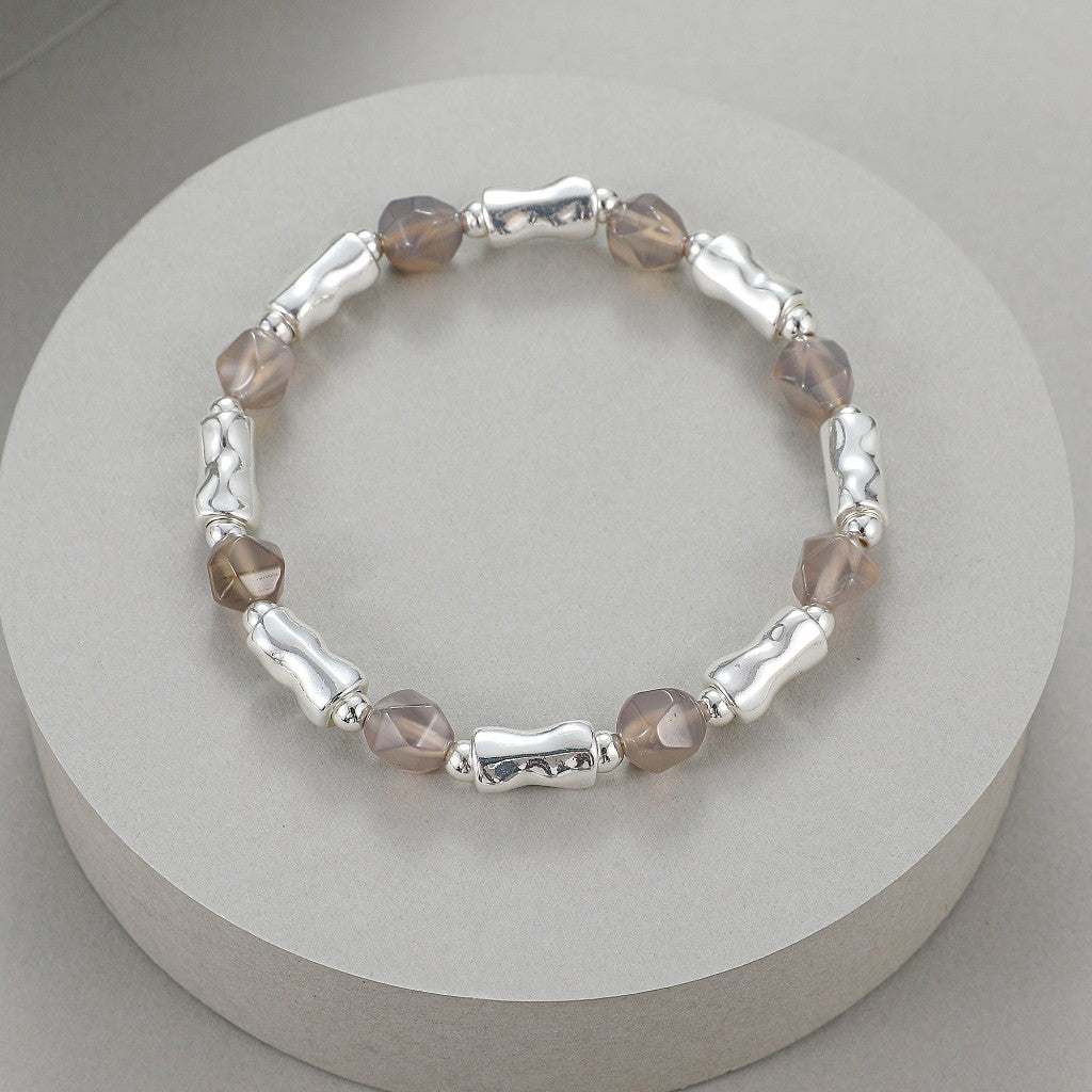 Gracee Jewellery Grey Quartz Bracelet