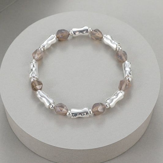 Gracee Jewellery Grey Quartz Bracelet