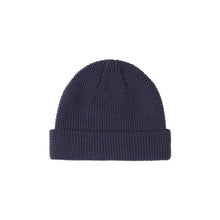 Load image into Gallery viewer, Quiksilver Waffle Knit Navy Beanie
