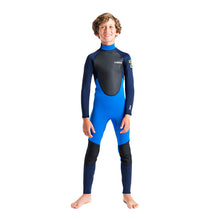 Load image into Gallery viewer, C-Skins Element Cyan Blue &amp; Grey Wetsuit (3:2) (Kids)
