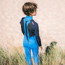 Load image into Gallery viewer, C-Skins Element Cyan Blue &amp; Grey Wetsuit (3:2) (Kids)
