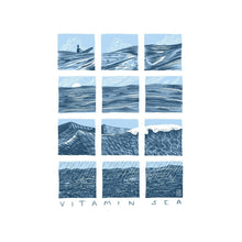 Load image into Gallery viewer, Jago Illustration Vitamin Sea A3 Print
